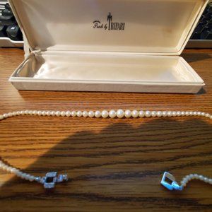 Trifari Pearl Necklace - Vintage